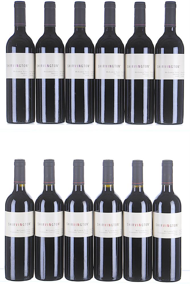 ß 2006 Mixed Lot of Shirvington, Shiraz and Cabernet Sauvignon, McLaren Vale - In Bond