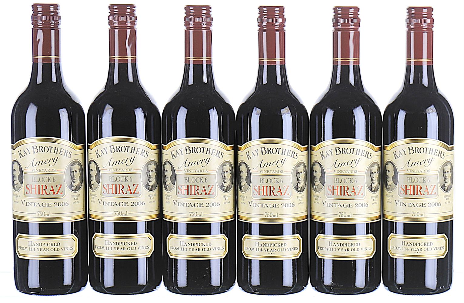 ß 2006 Kay Brothers, Block Six Shiraz, McLaren Vale - In Bond