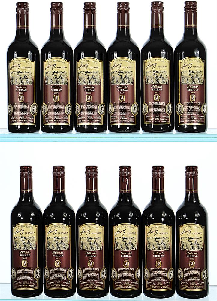 ß 2006 Kay Brothers, Amery Vineyards Hillside Shiraz, McLaren Vale - In Bond