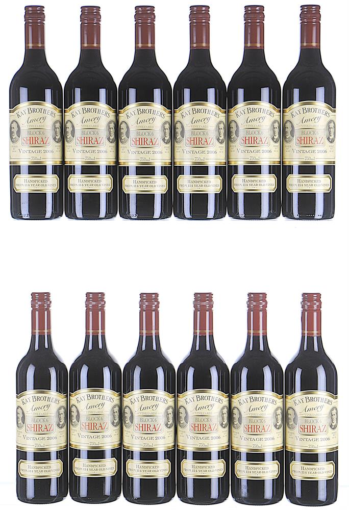 ß 2006 Kay Brothers, Block Six Shiraz, McLaren Vale - In Bond