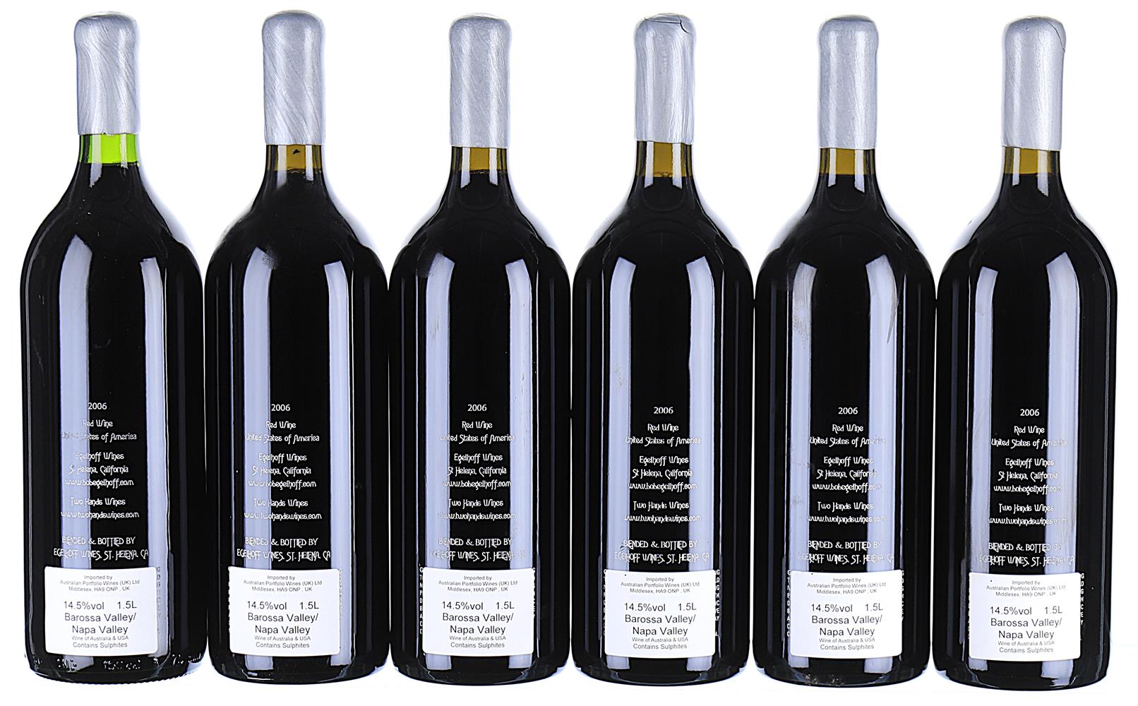 ß 2006 Two Hands & Egelhoff, Two Worlds, Wine of the World (Magnums) - In Bond - Image 2 of 2