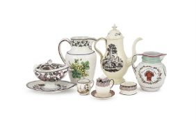 A GROUP OF WEDGWOOD CREAMWARE ITEMS, LATE 18TH CENTURY