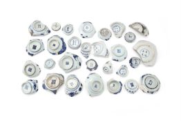 A GROUP OF TWENTY-NINE CHINESE BLUE AND WHITE SHARDS, VARIOUS DATES 16TH TO 18TH CENTURY