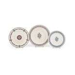 THREE VARIOUS WEDGWOOD PLATES BY RENOWNED 20TH CENTURY DESIGNERS, THIRD QUARTER 20TH CENTURY