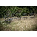 A SET OF SIX GARDEN CHAIRS, 20TH CENTURY