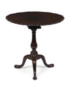A GEORGE II MAHOGANY 'BIRDCAGE' TRIPOD TABLE, CIRCA 1745