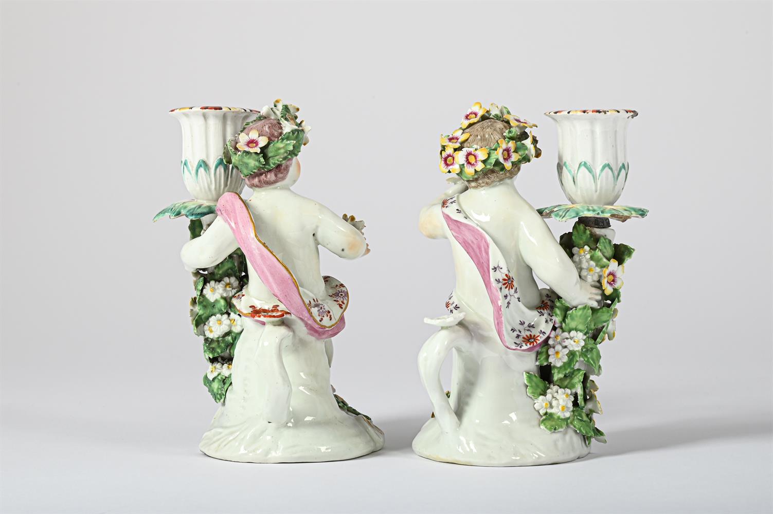 A PAIR OF DERBY CHAMBER CANDLESTICKS, CIRCA 1765 - Image 7 of 7