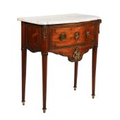 Y A LATE LOUIS XVI ORMOLU-MOUNTED KINGWOOD BOWFRONTED COMMODE, EARLY 19TH CENTURY