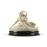 AFTER CANOVA, 'CUPID AND PSYCHE' FIGURAL GROUP OF EROS AND PSYCHE, EARLY 20TH CENTURY