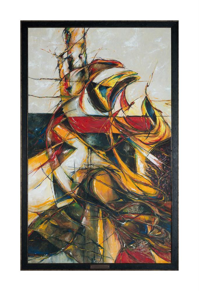 λ DIAMANTIS STAGIDIS (GREEK B. 1959), BACCHANALIAN FEAST II