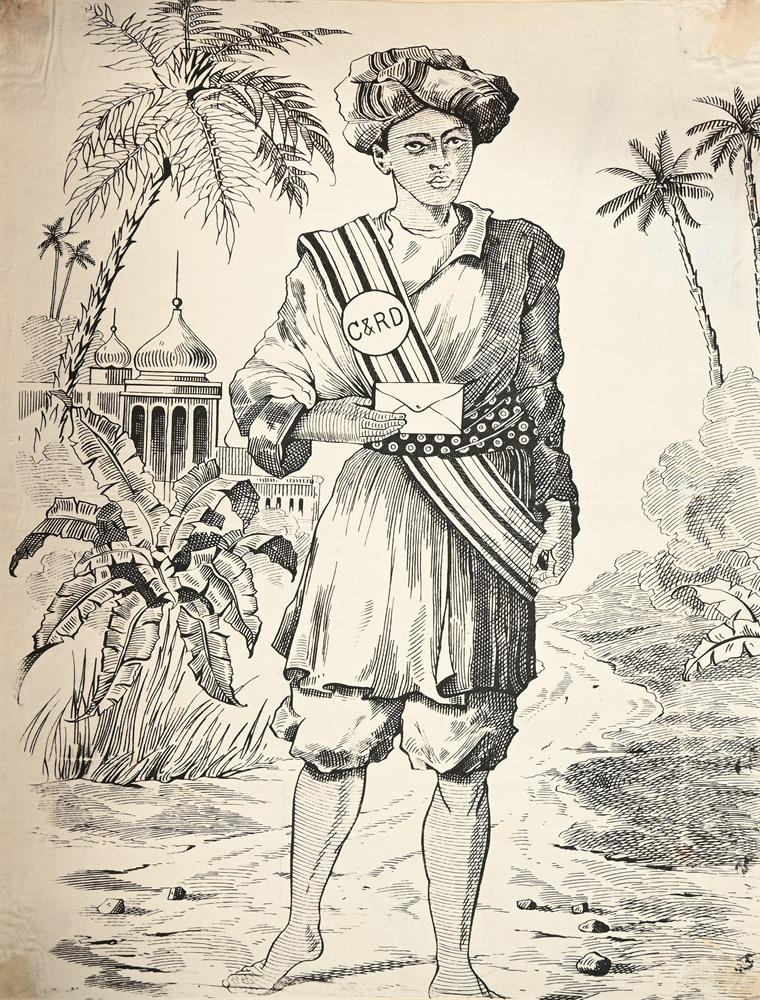 Ɵ A LARGE BOUND VOLUME OF TEXTILE DOCUMENT SAMPLES DATED 1902 - Image 6 of 17