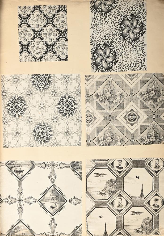 Ɵ A LARGE BOUND VOLUME OF TEXTILE DOCUMENT SAMPLES DATED 1902 - Image 16 of 17