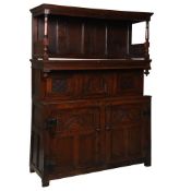 A WELSH-STAINED OAK TRIDARN, 17TH CENTURY AND LATER