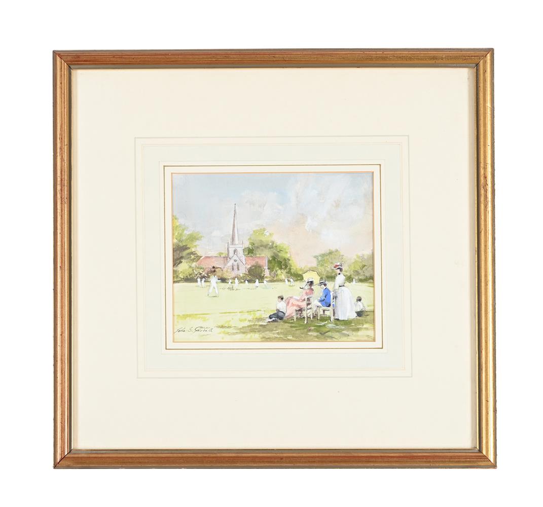 λ JOHN STRICKLAND GOODALL (BRITISH 1908-1996), THE CRICKET MATCH - Image 2 of 3