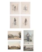 WILLIAM BAMBRIDGE (BRITISH 1819-1879), ETON SKETCHES (8)