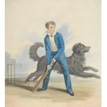 ROBERT BRERETON (BRITISH 19TH CENTURY), PORTRAIT OF MASTER EDWARD SAMUEL EVANS HARTOPP