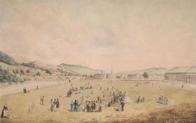 J. CLARK (BRITISH 19TH CENTURY), CRICKET ON THE NORTH INCH
