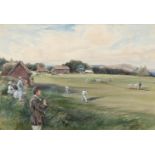 ATTRIBUTED TO CHARLES WYLLIE (BRITISH 1853-1923), COUNTRY CRICKET