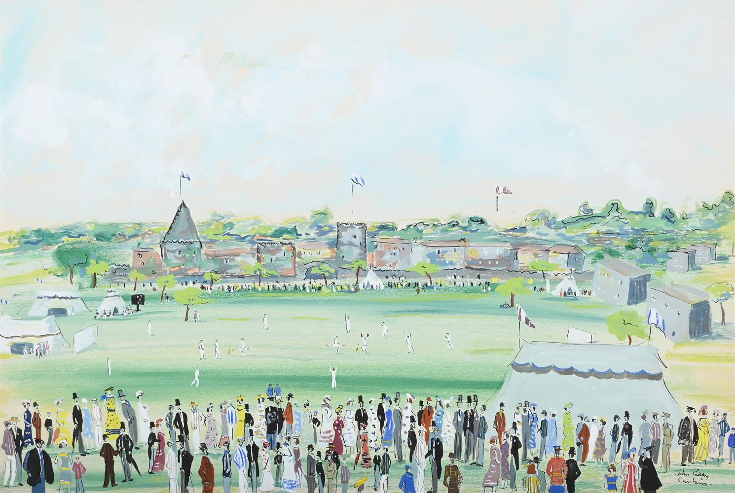 λ JOHN PADDY CARSTAIRS (BRITISH 1916-1970), COUNTRY CRICKET