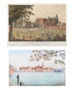 HERBERT BEECROFT (BRITISH 1864-1951), READING SCHOOL: FRONT VIEW; AND ANOTHER (2)