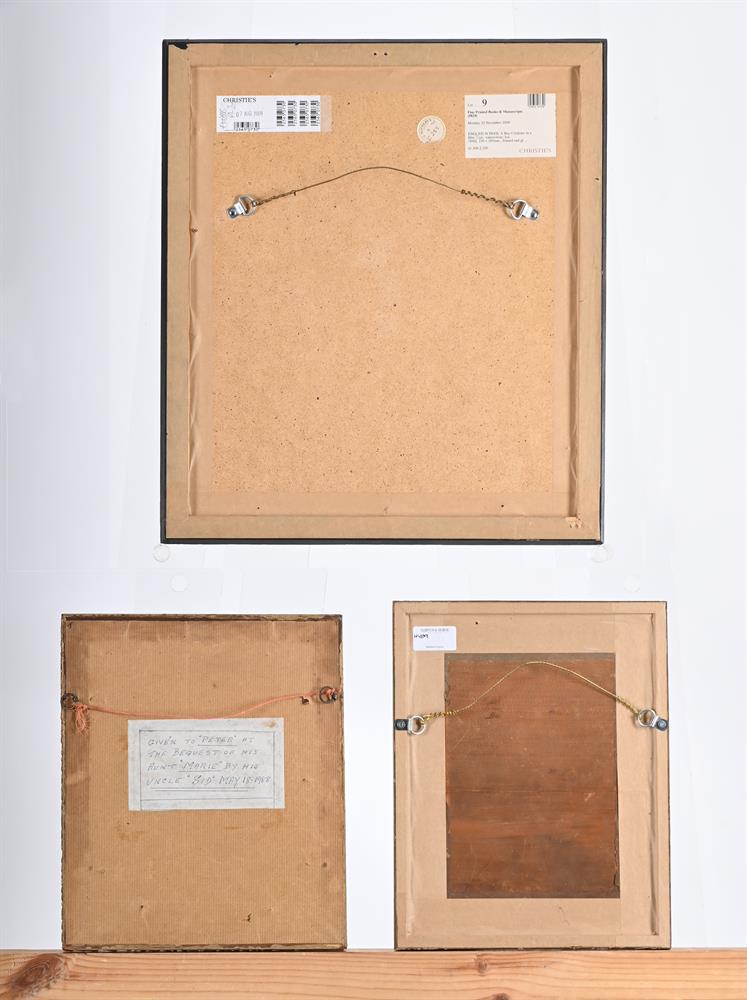 BRITISH SCHOOL (19TH CENTURY), A PORTRAIT OF A BOY CRICKETER; TOGETHER WITH TWO OTHERS (3) - Image 6 of 6