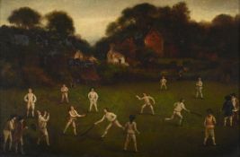 ENGLISH SCHOOL (18TH CENTURY), THE CRICKET MATCH