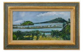 λ SARAH GUPPY (NEW ZEALAND B. 1957), VIEW OF THE NORTH HEAD AND RANGITOTO