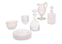 A SELECTION OF GLASSWARE, VARIOUS DATES
