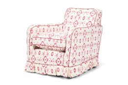 AN EASY ARMCHAIR, MID 20TH CENTURY