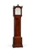 A FINE GEORGE III MAHOGANY LONGCASE REGULATOR TIMEPIECE