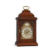 A GEORGE I FRUITWOOD SMALLER TABLE/BRACKET TIMEPIECE WITH ‘SILENT-PULL’ QUARTER REPEAT