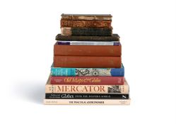 Ɵ REFERENCE BOOKS RELATING TO GLOBES AND MAPS - ELEVEN VOLUMES: