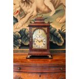 A GEORGE III MAHOGANY TABLE CLOCK CIRCA 1770, CHARLES PENTON, LONDON