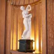 AFTER THE ANTIQUE, A LARGE WHITE MARBLE FIGURE OF VENUS CALLIPYGE, ITALIAN, EARLY 19TH CENTURY