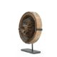 A PAIR OF TERRACOTTA HIGH RELIEF LION MASK ROUNDELS, PROBABLY ITALIAN, EARLY 19TH CENTURY - Image 3 of 4