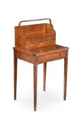 Y A GEORGE III SATINWOOD AND TULIPWOOD CROSSBANDED CHEVERET, BY GILLOWS, CIRCA 1780