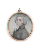 Y ANDREW PLIMER (1763-1837), MINIATURE PORTRAIT OF A GENTLEMAN