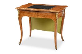 Y A LOUIS XV KINGWOOD, PARQUETRY AND ORMOLU WRITING TABLE, IN THE MANNER OF PIERRE MIGEON, CIRCA 177
