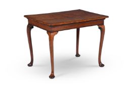 Y A RARE GEORGE I BURR WALNUT, FRUITWOOD AND MARQUETRY SIDE OR CENTRE TABLE, CIRCA 1720