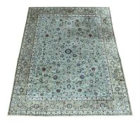 A KASHAN CARPET, SIGNED BY MASTER WEAVER FARSHE MAH