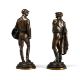 ENGLISH SCHOOL, A RARE PAIR OF BRONZE FIGURES OF STANDING JOCKEYS, 19TH CENTURY - Image 3 of 5