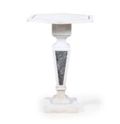 A SMALL ITALIAN MIXED MARBLE CENTRE TABLE, 19TH CENTURY