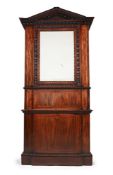 A GEORGE II MAHOGANY SECRETAIRE CABINET, ATTRIBUTED TO WILLIAM HALLETT, CIRCA 1740-50