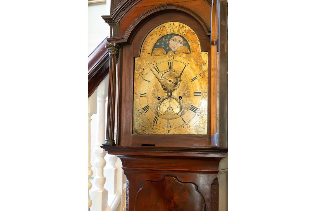 A GEORGE III MAHOGANY LONGCASE CLOCK, HENRY LAWRENCE, BRISTOL, CIRCA 1780 - Image 2 of 5
