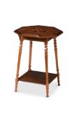 Y A SPECIMEN PARQUETRY OCTAGONAL OCCASIONAL TABLE, NEW ZEALAND, 19TH CENTURY
