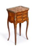 Y A LOUIS XV TULIPWOOD AND GILT METAL MOUNTED TABLE, CIRCA 1760