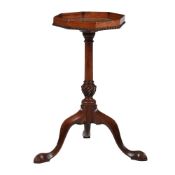 A GEORGE II MAHOGANY OCTAGONAL TRIPOD TABLE, CIRCA 1770
