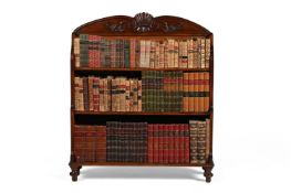A GEORGE IV MAHOGANY WATERFALL BOOKCASE, CIRCA 1830