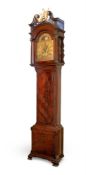 A GEORGE III MAHOGANY LONGCASE CLOCK, HENRY LAWRENCE, BRISTOL, CIRCA 1780