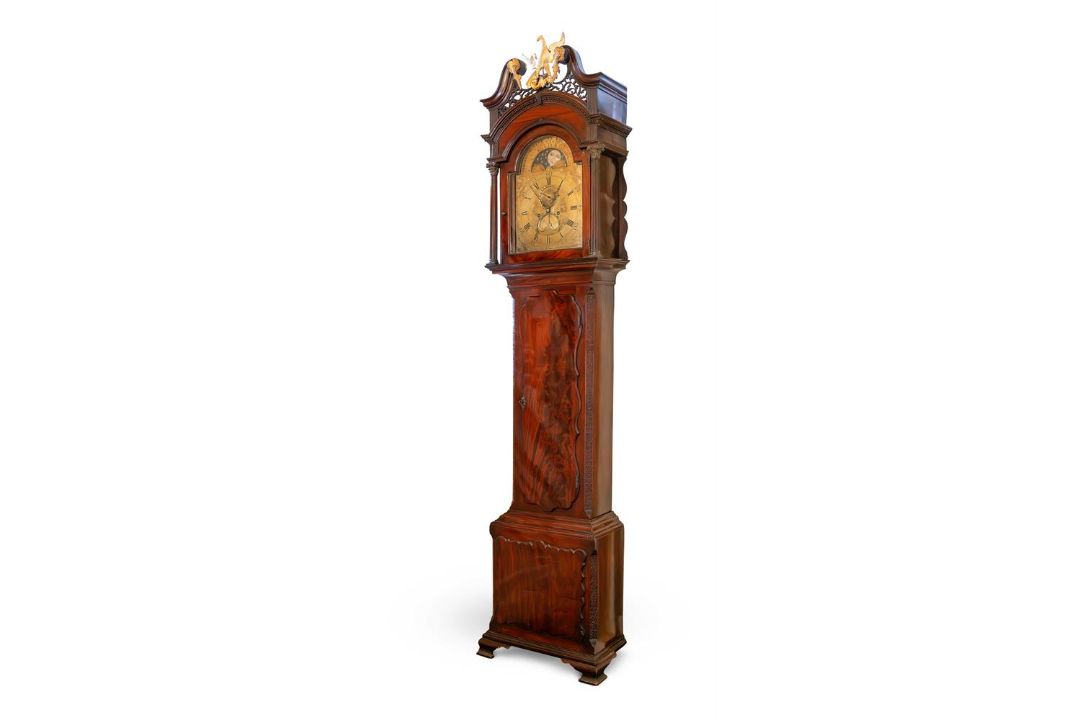 A GEORGE III MAHOGANY LONGCASE CLOCK, HENRY LAWRENCE, BRISTOL, CIRCA 1780 - Image 1 of 5